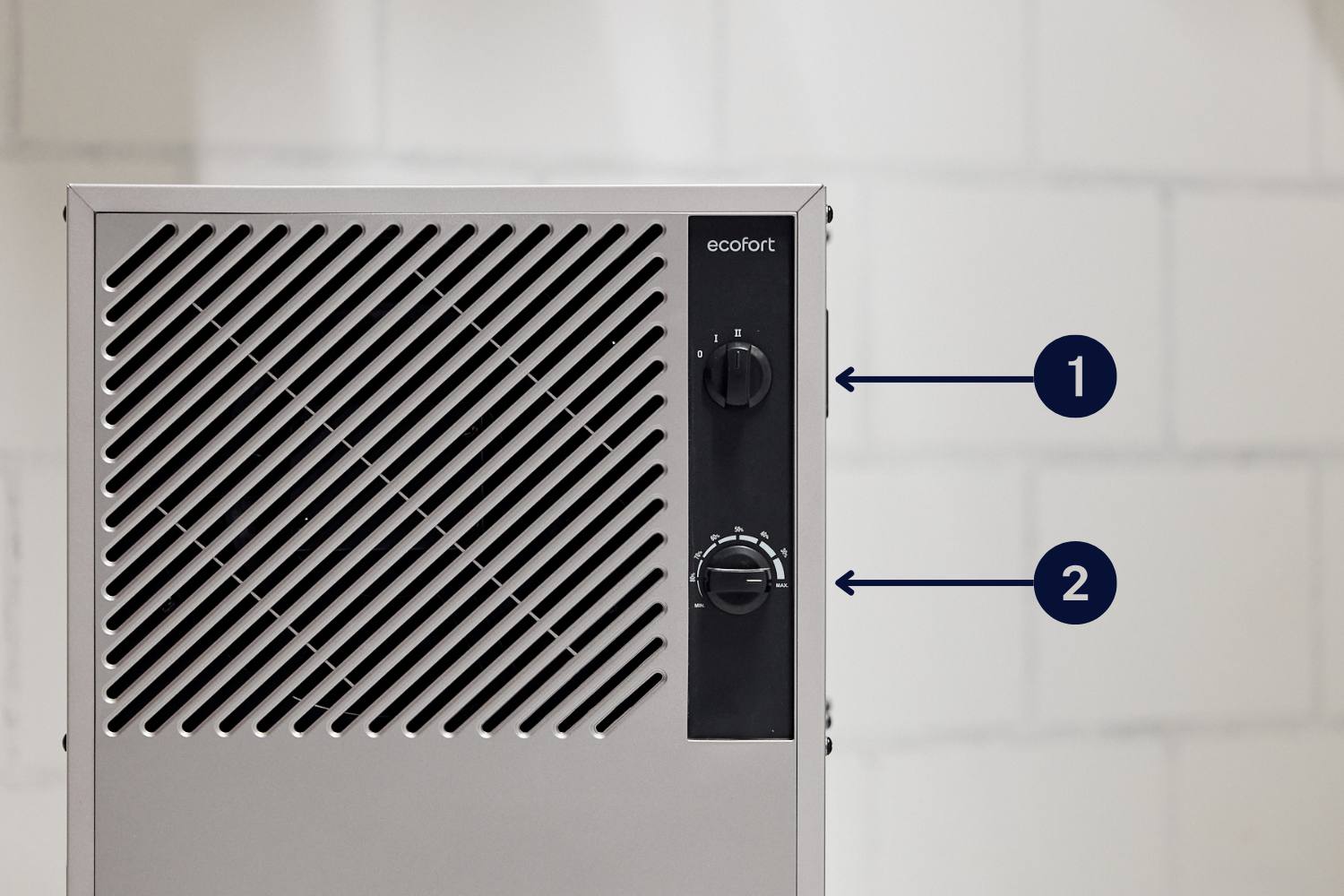 ecoQ DryAir 25L Task Control Panel