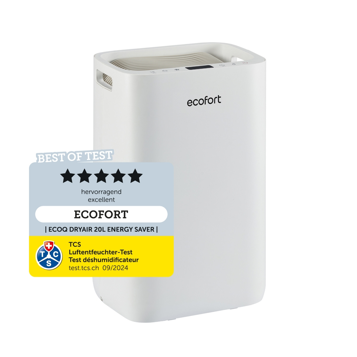 ecoQ DryAir 20l Energy Saver TCS Testsieger