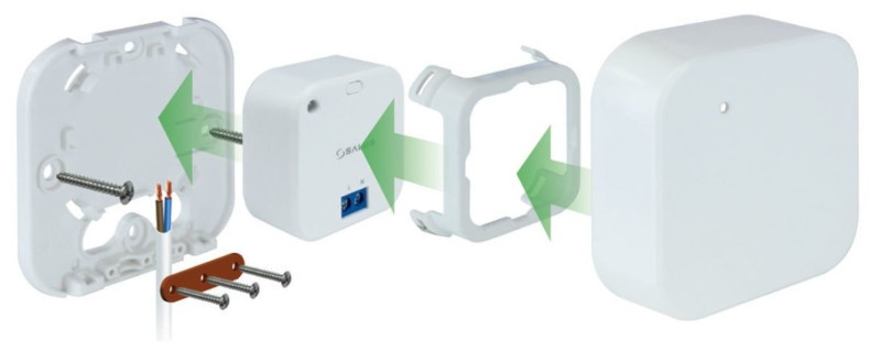 Salus RE600 Montage