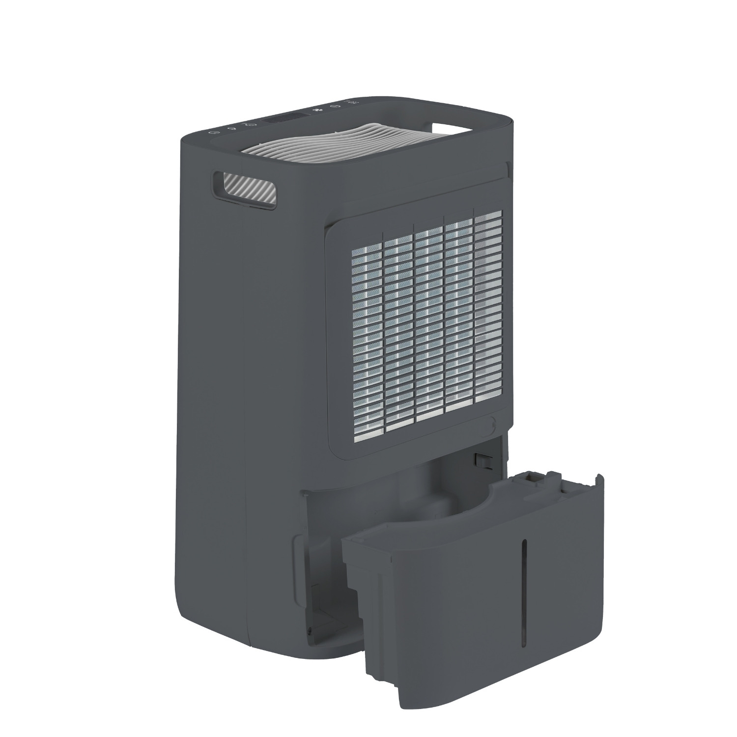 ecoQ DryAir Cool Grey Überlaufschutz