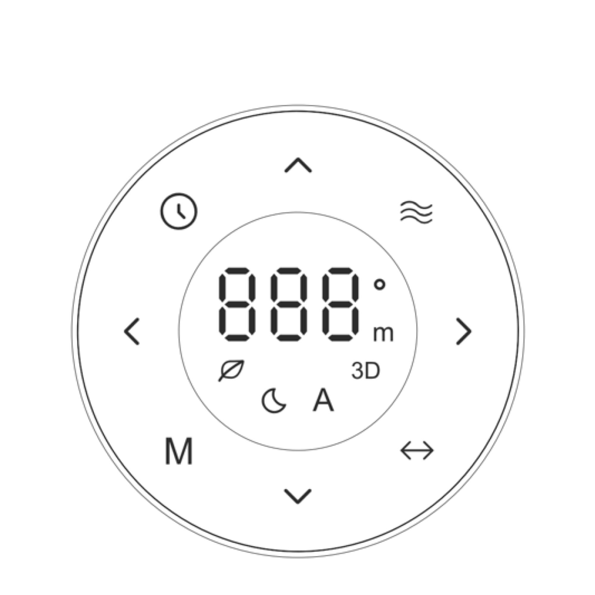 silentair due Commande par télécommande