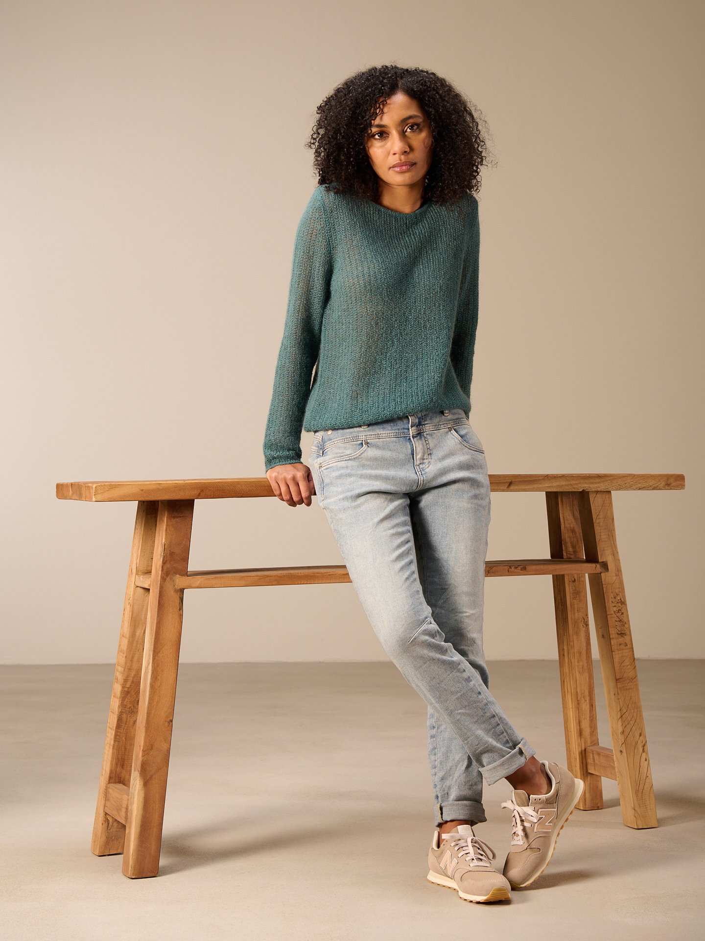 Pullover locker gestrickt