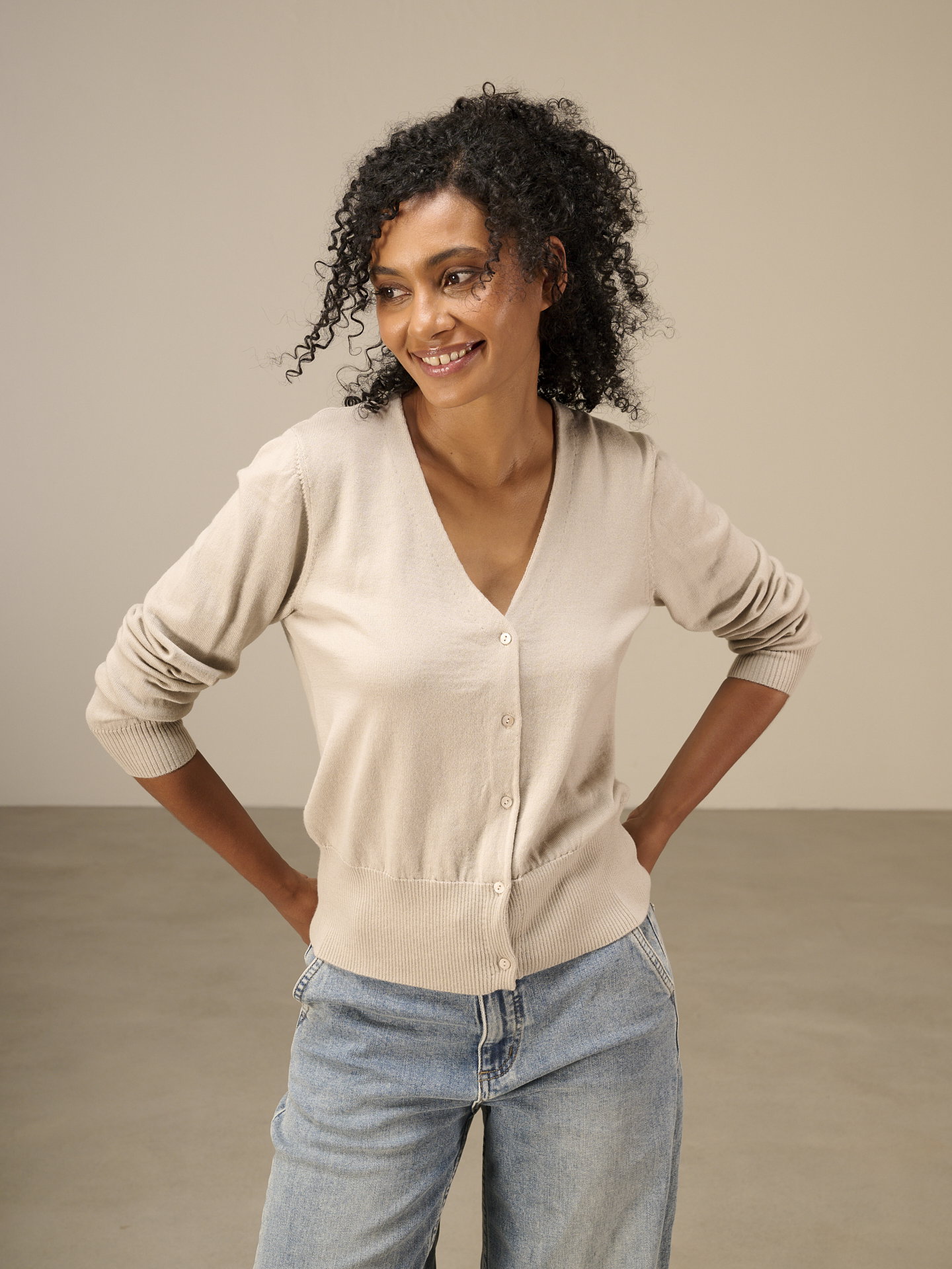 Merinostrickjacke