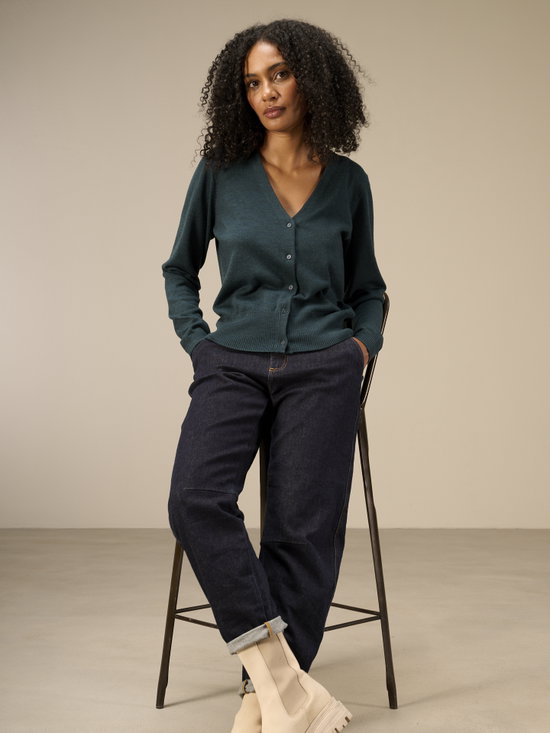 Merinostrickjacke