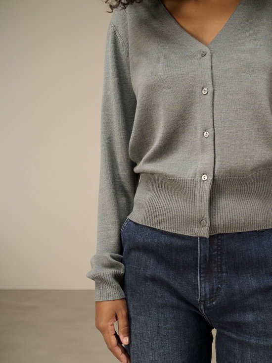 Merinostrickjacke