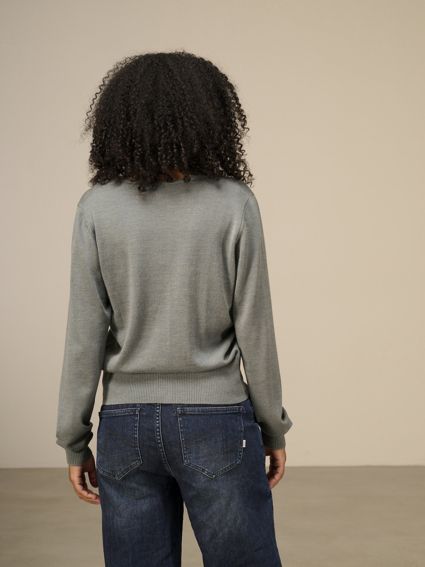 Merinostrickjacke